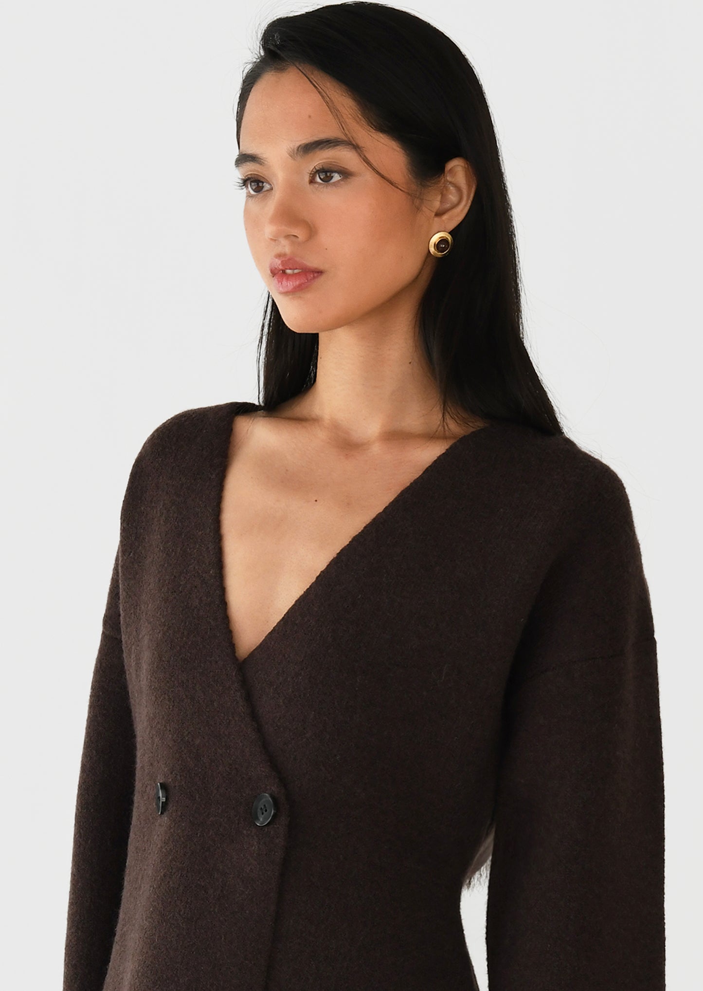 Asymmetrical cardigan