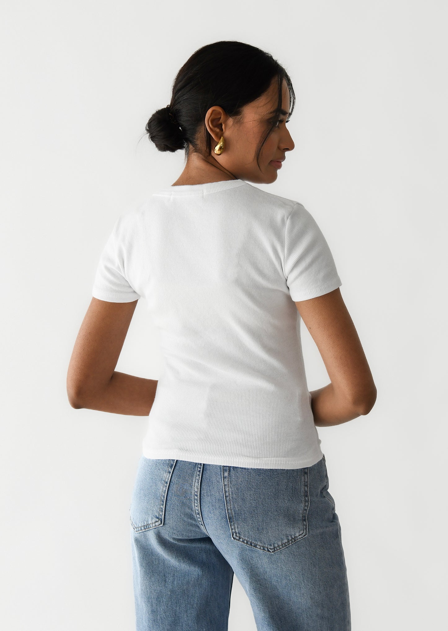 Short sleeved cotton t-shirt