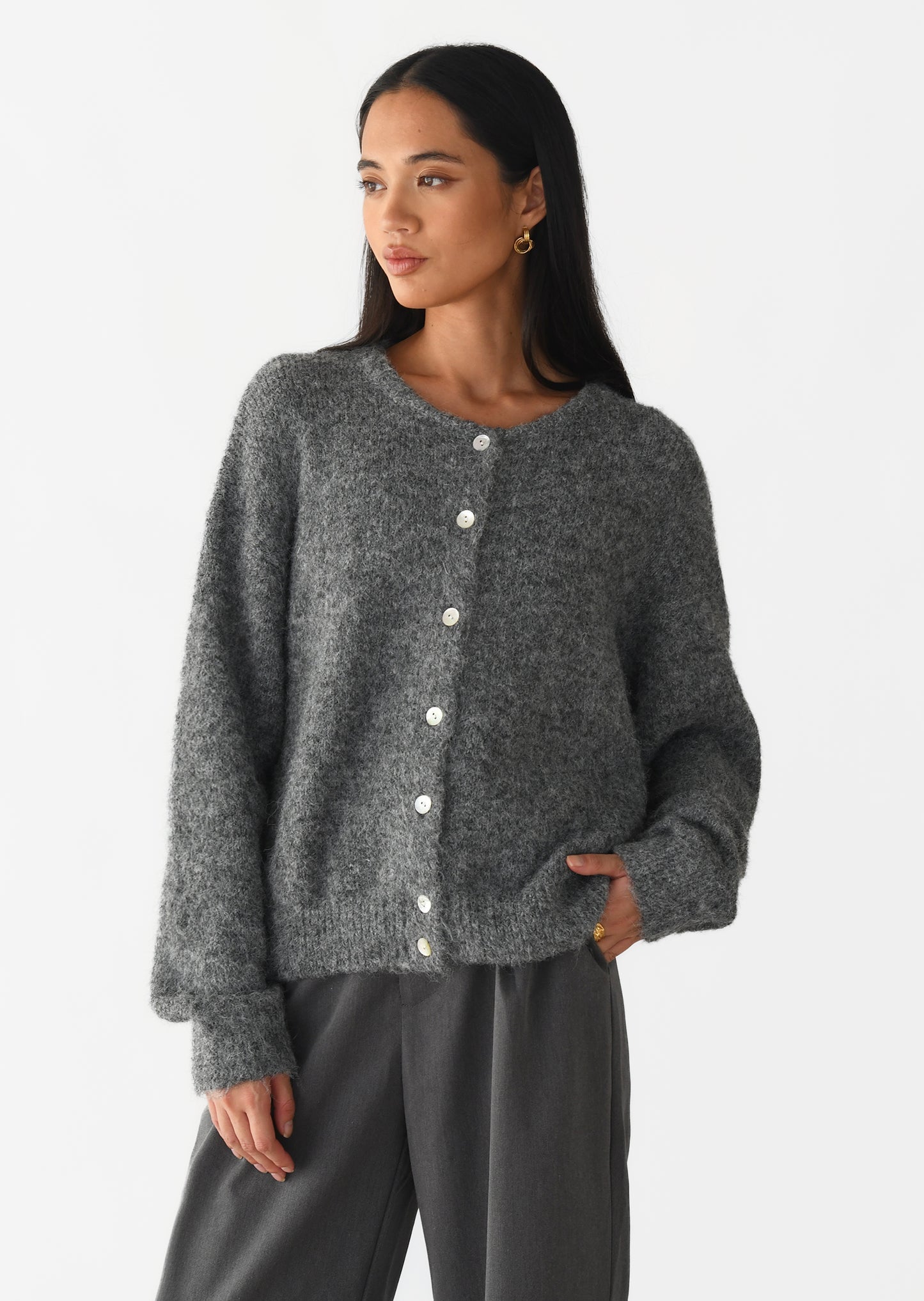 Buttoned cardigan