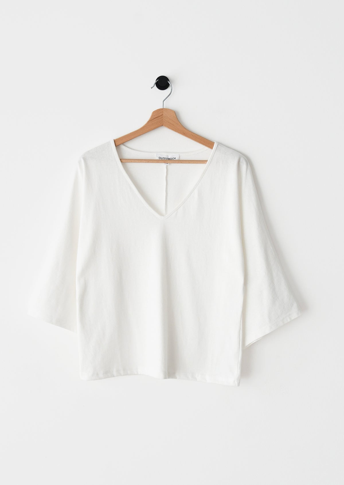 3/4 Sleeve V-Neck Top