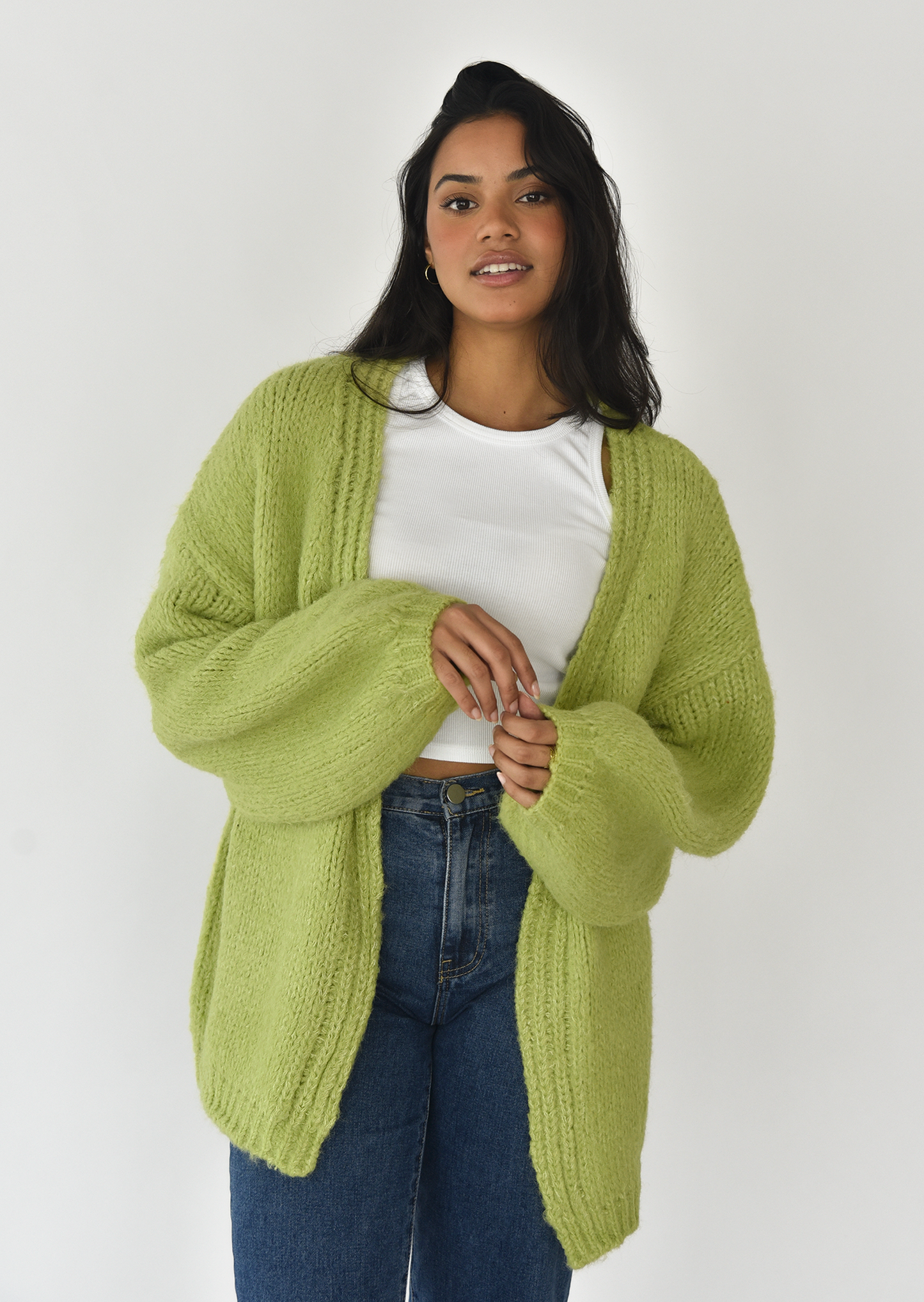 Mango chunky knit sales cardigan