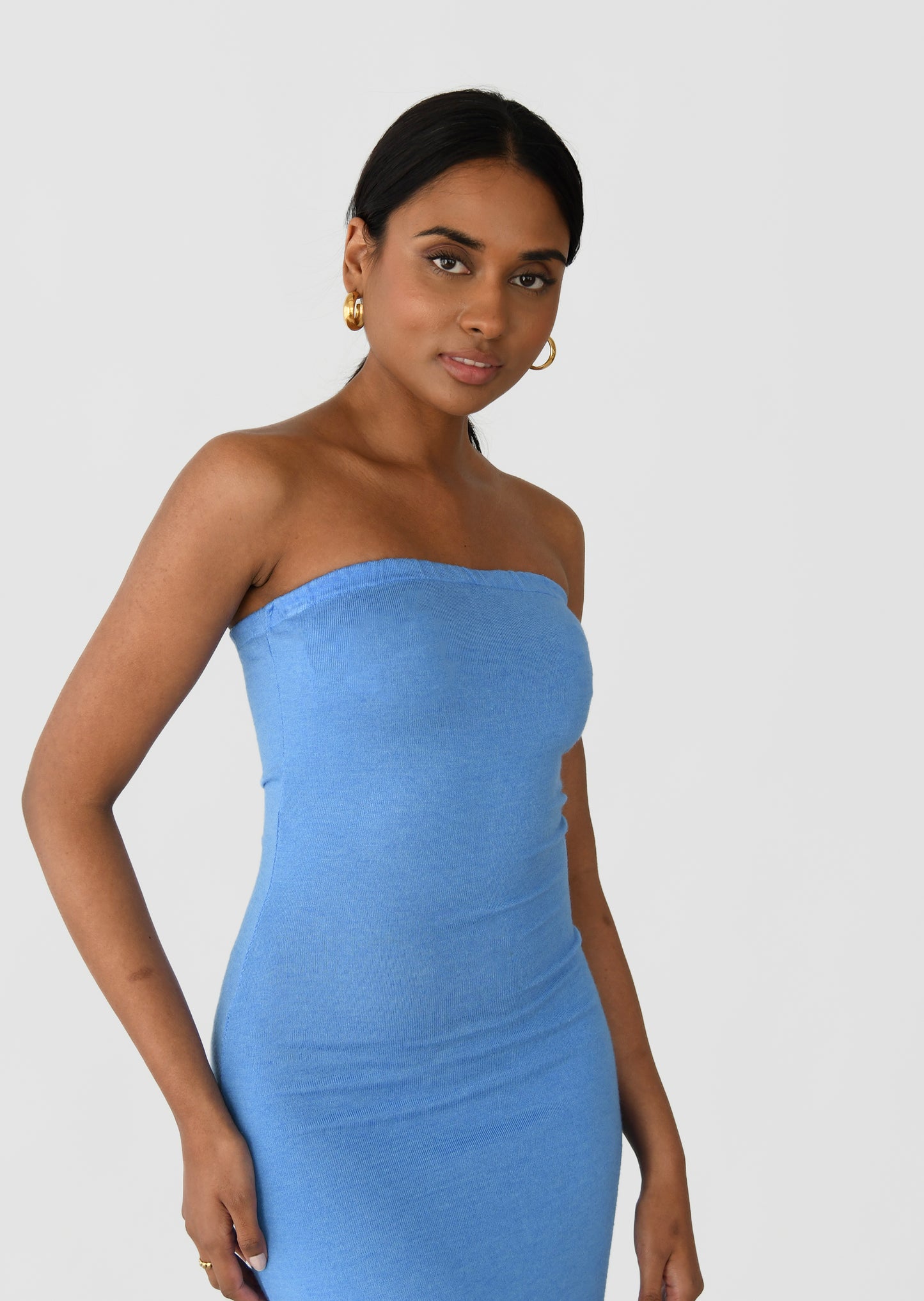 Vestido bandeau 