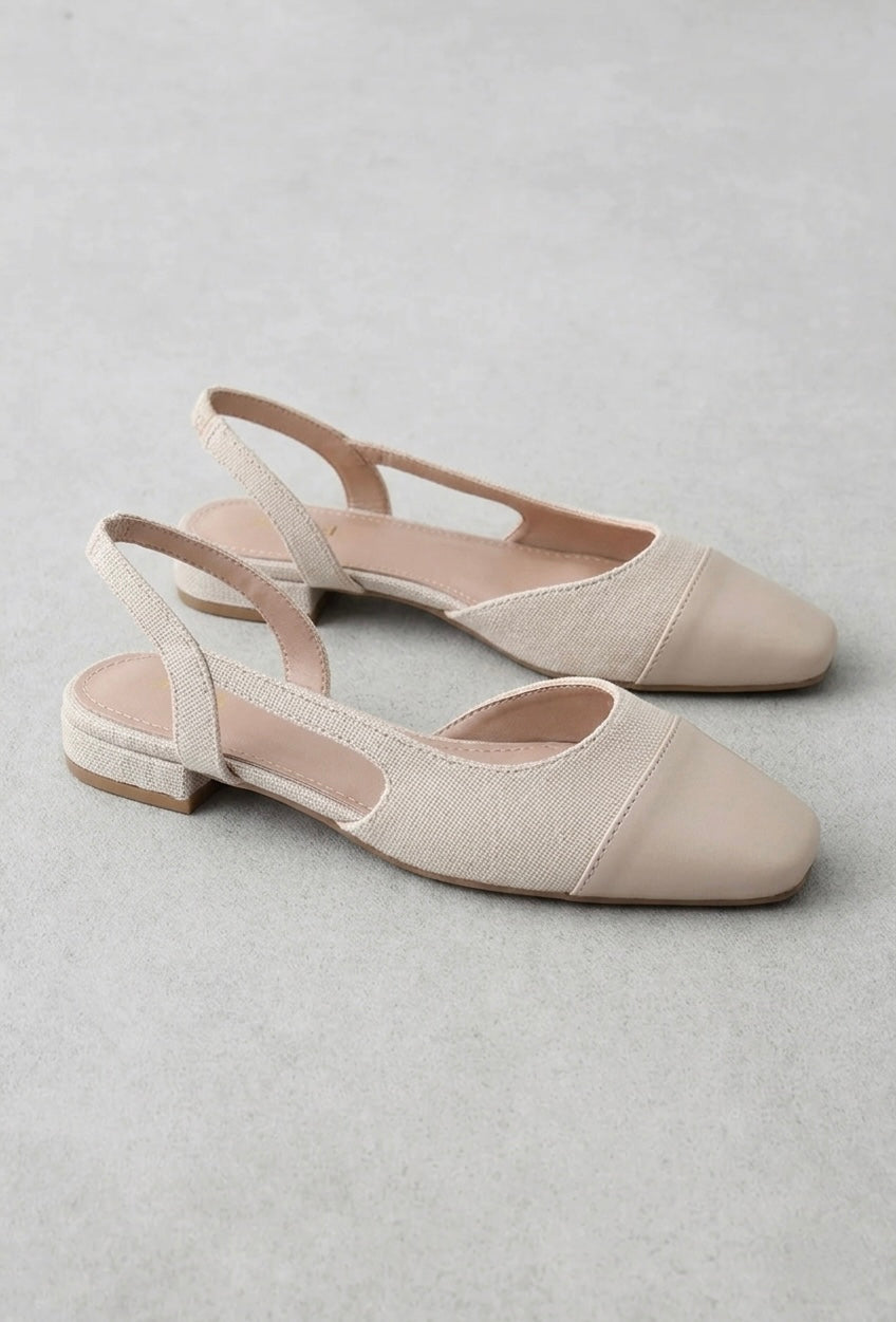 Sling back ballerinas