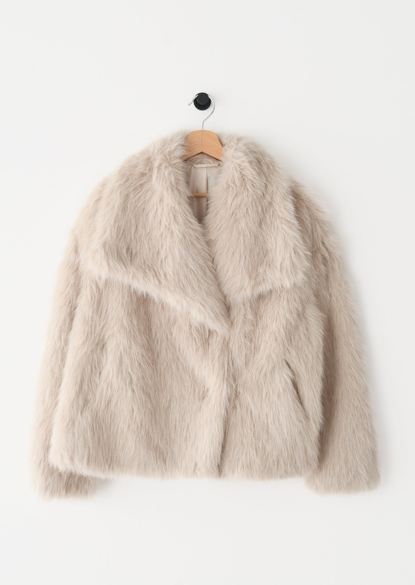 Abrigo de piel sintética