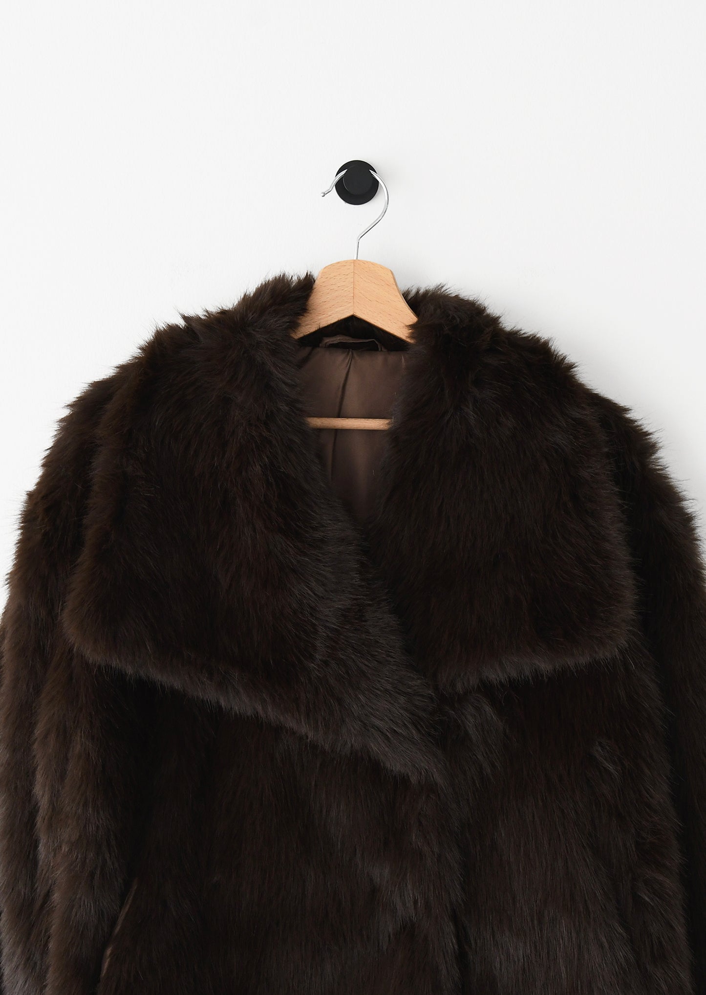 Abrigo de piel sintética