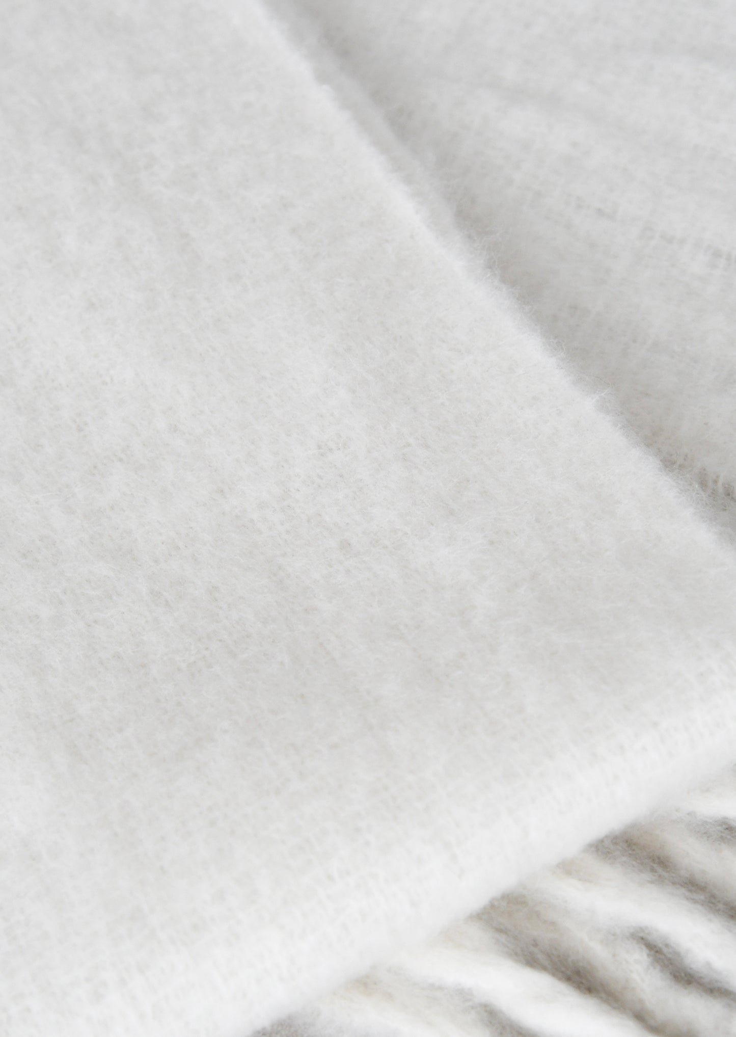 Écharpe en maille à franges