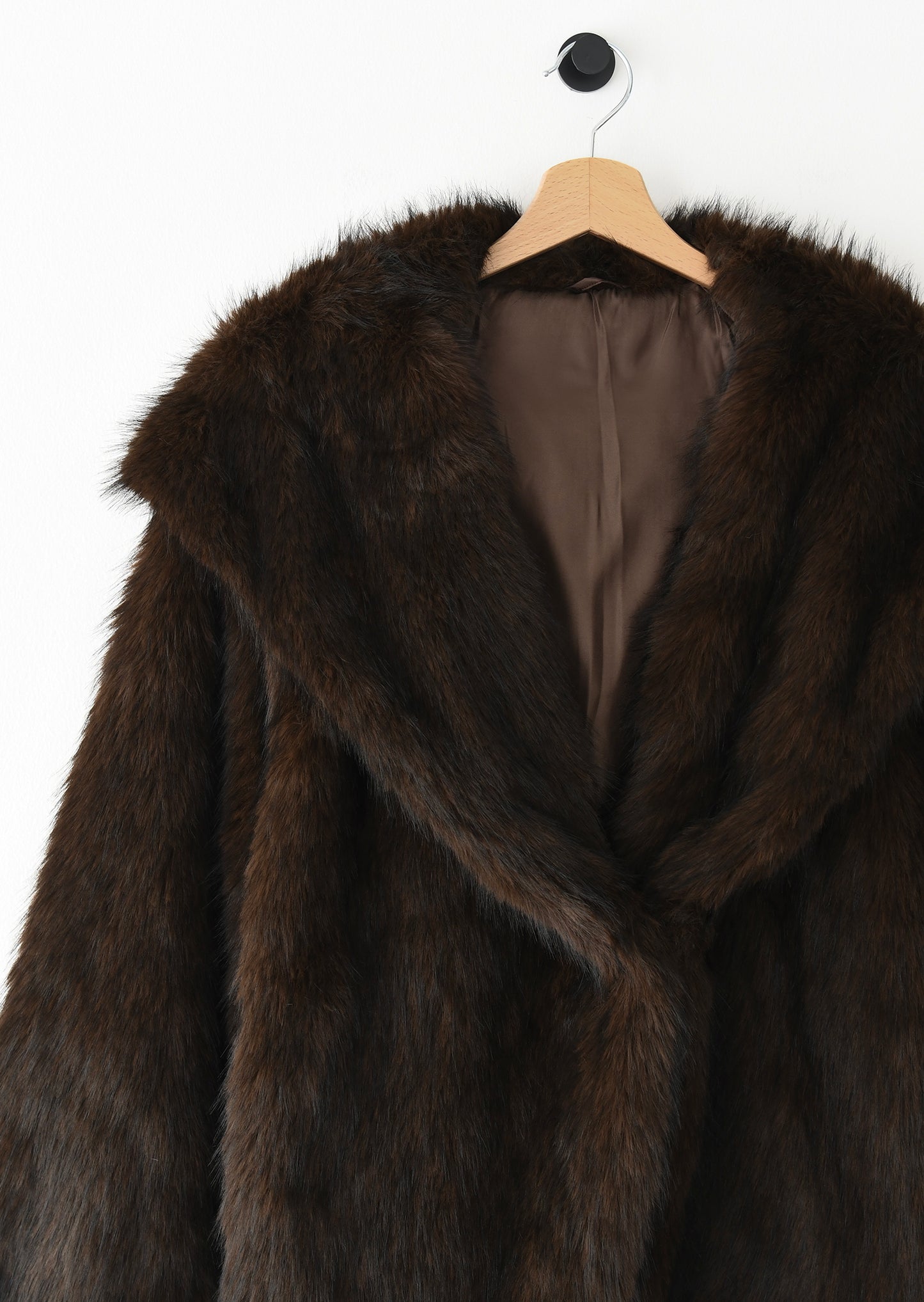 Abrigo de piel sintética