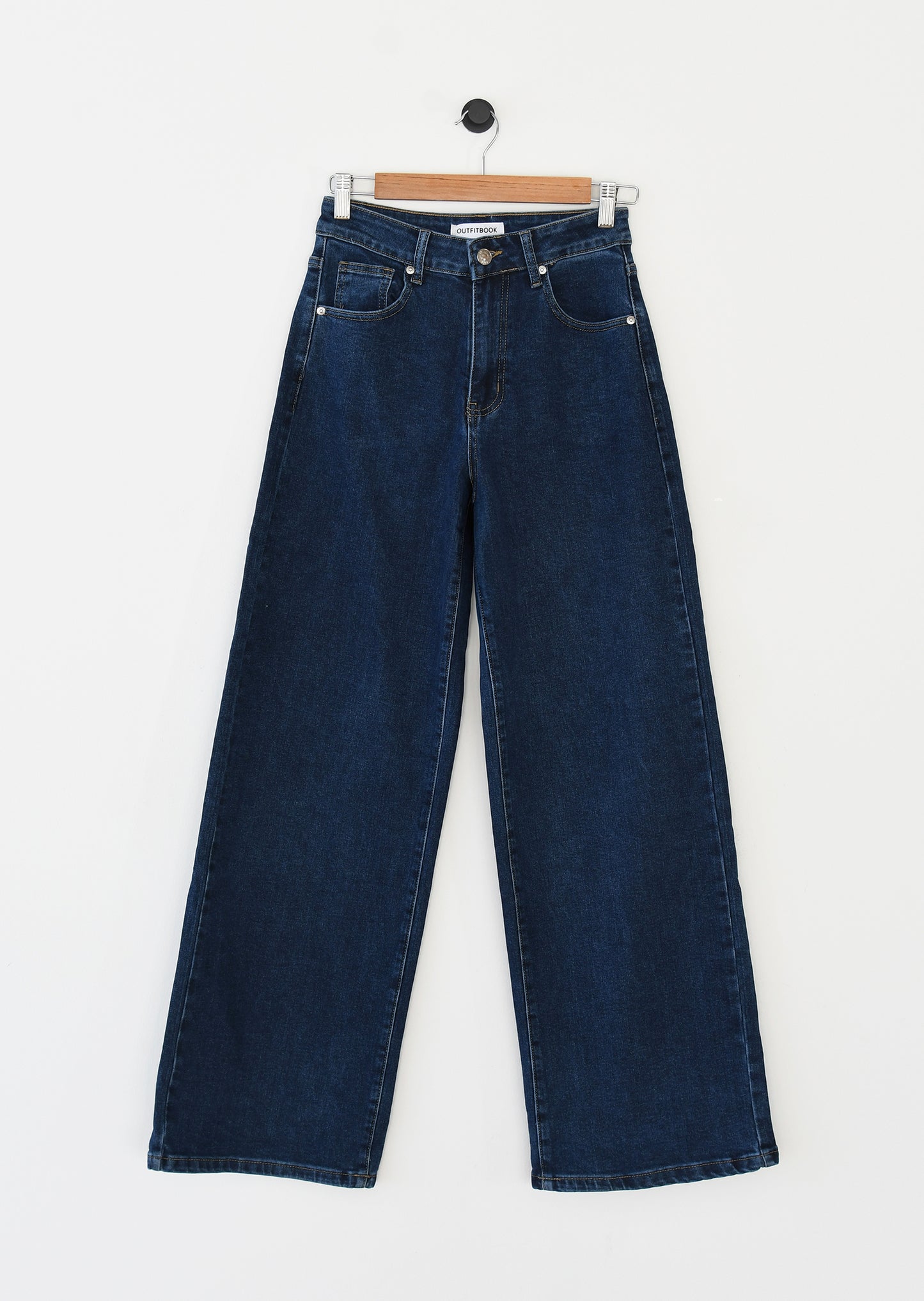 Jeans anchos de cintura alta