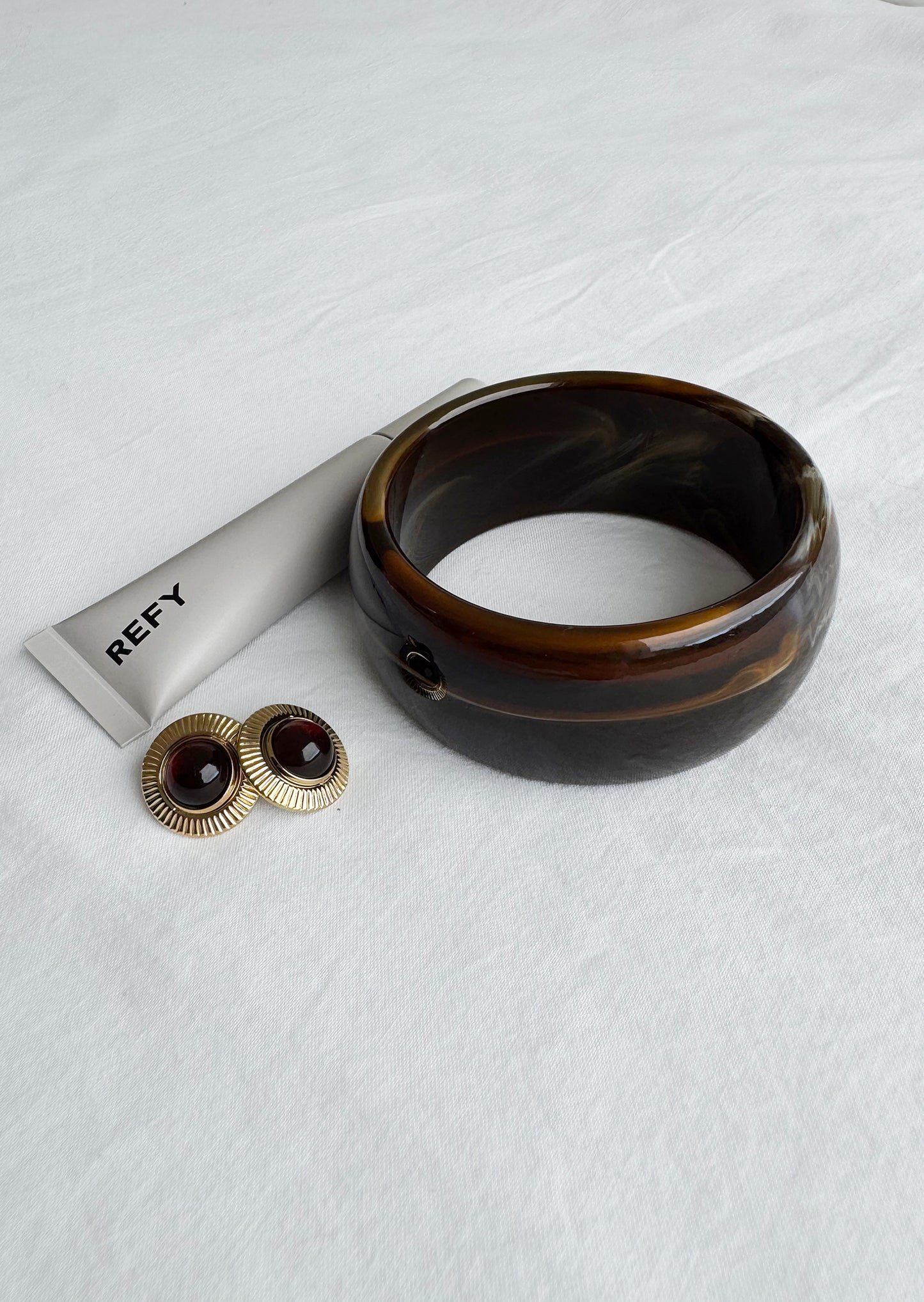 Bracelet en résine Moka