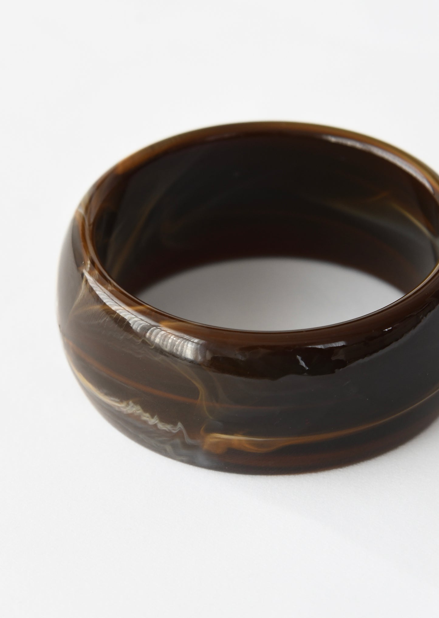 Bracelet en résine Moka