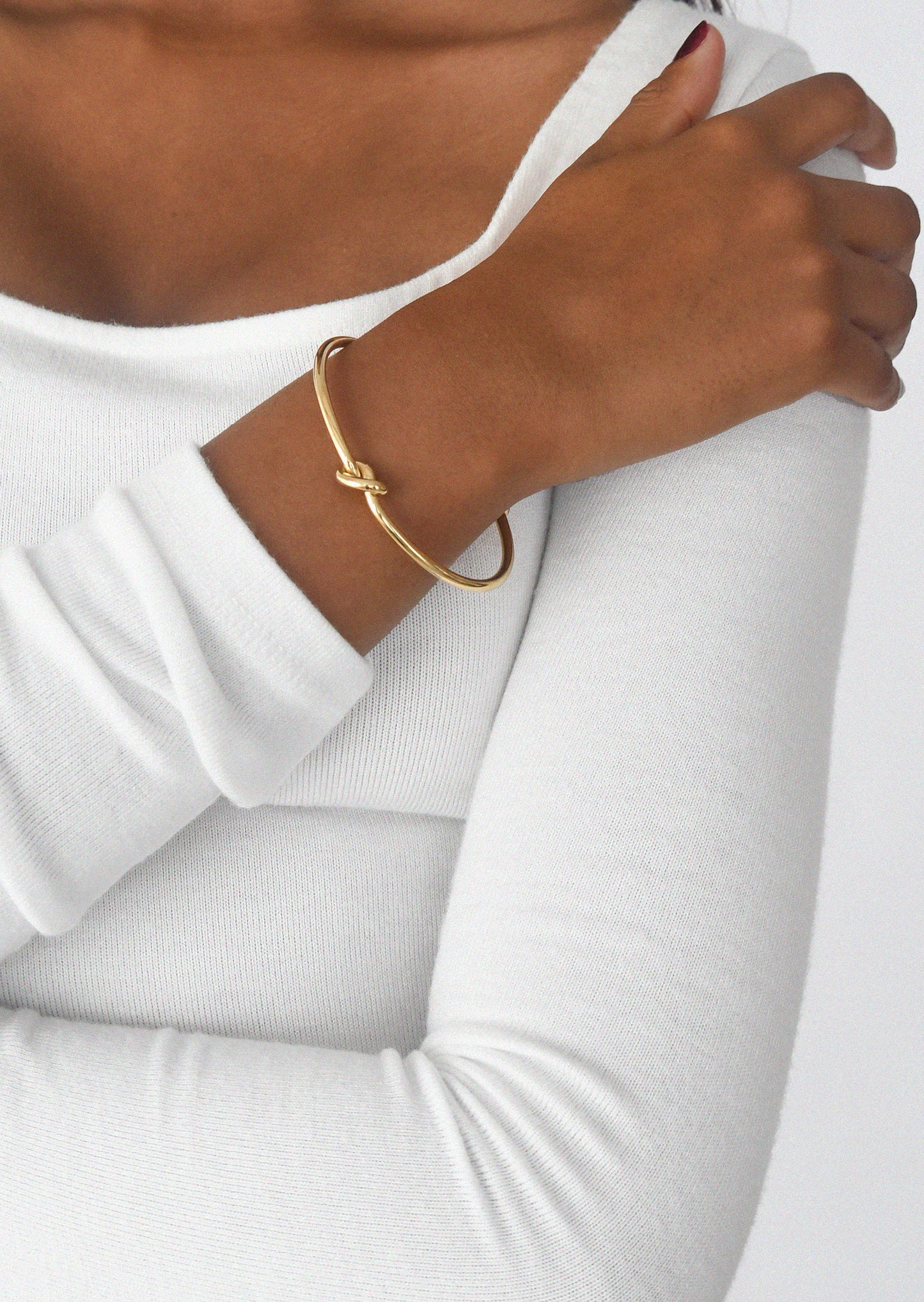 Knot detail bangle