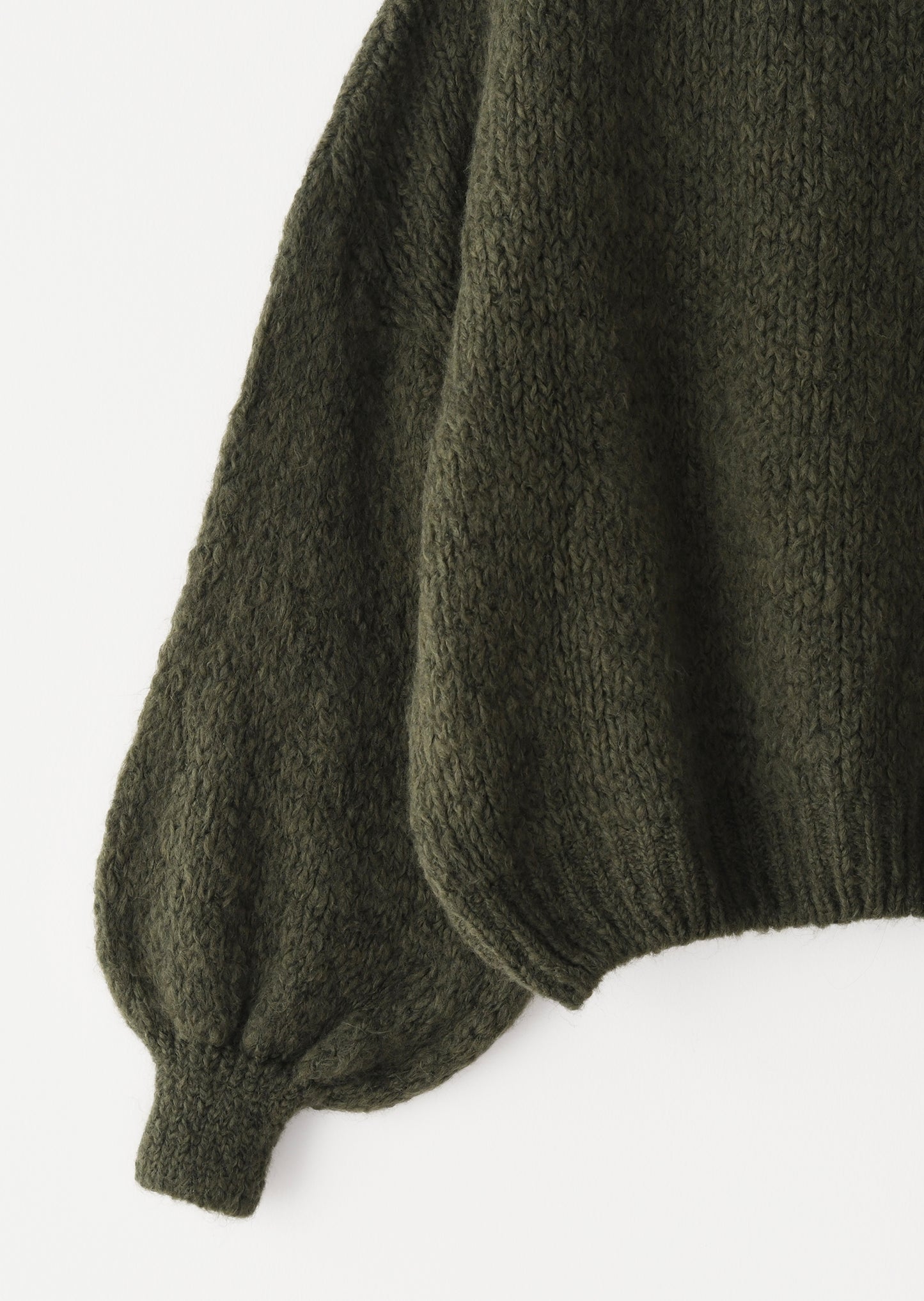 Knit wool-blend sweater 