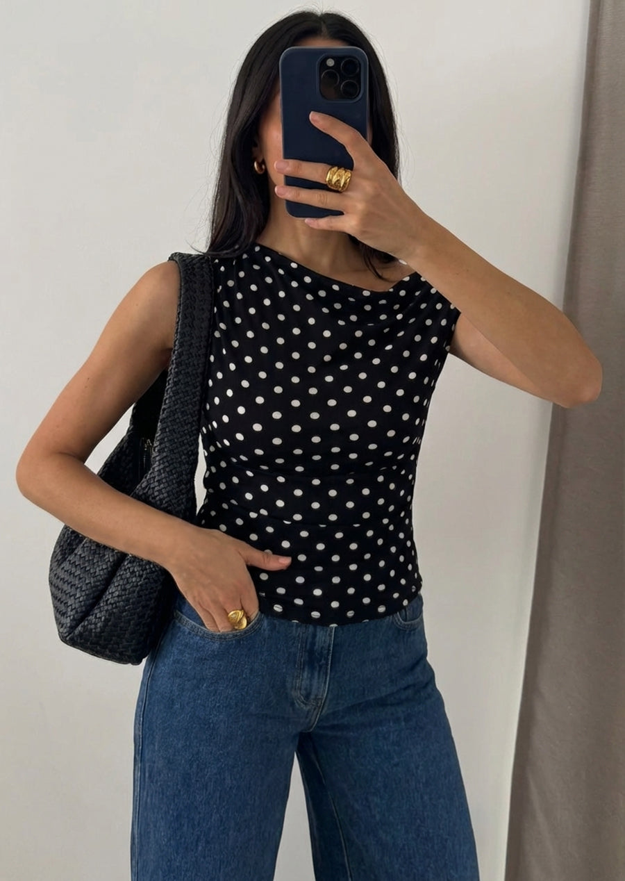 Top à pois