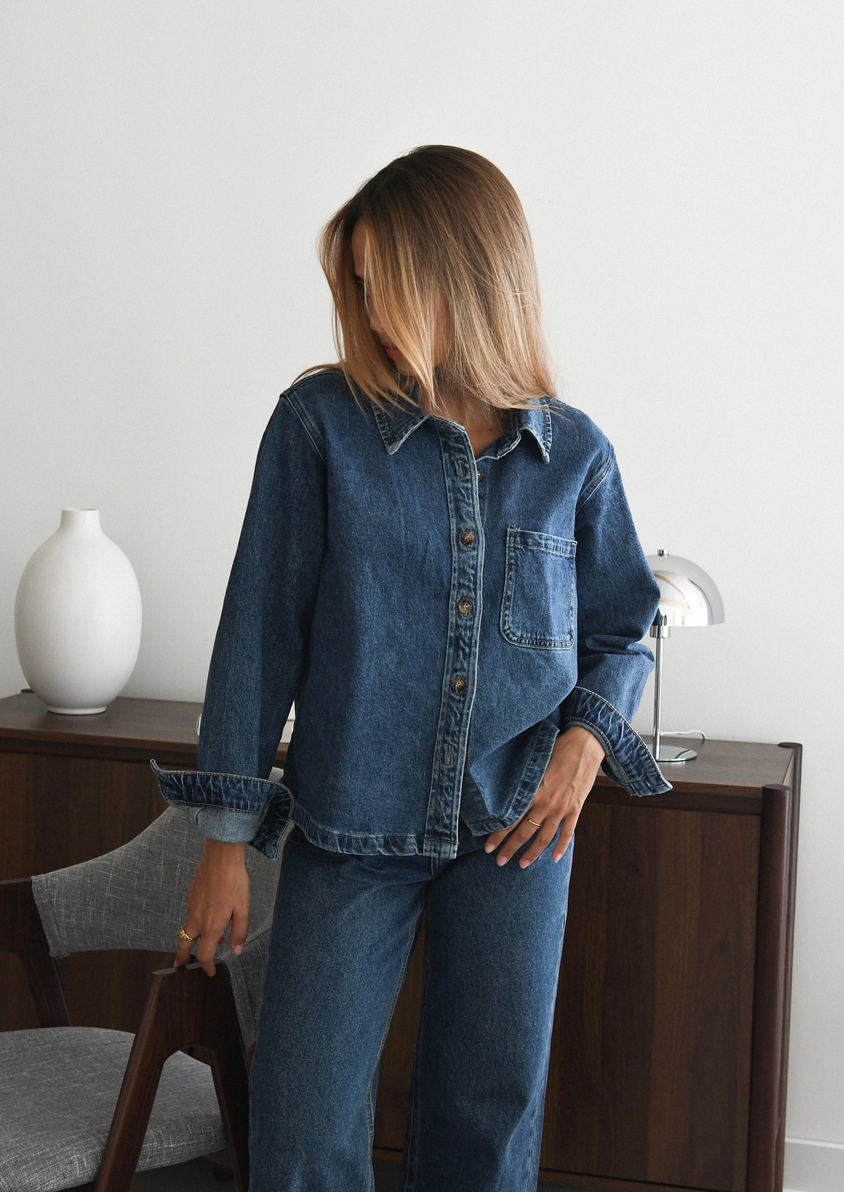 Sobrecamisa denim