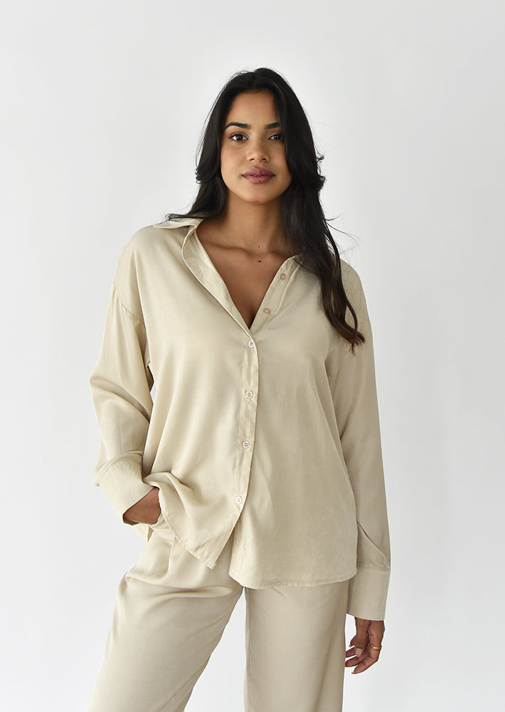 Chemise oversize fluide