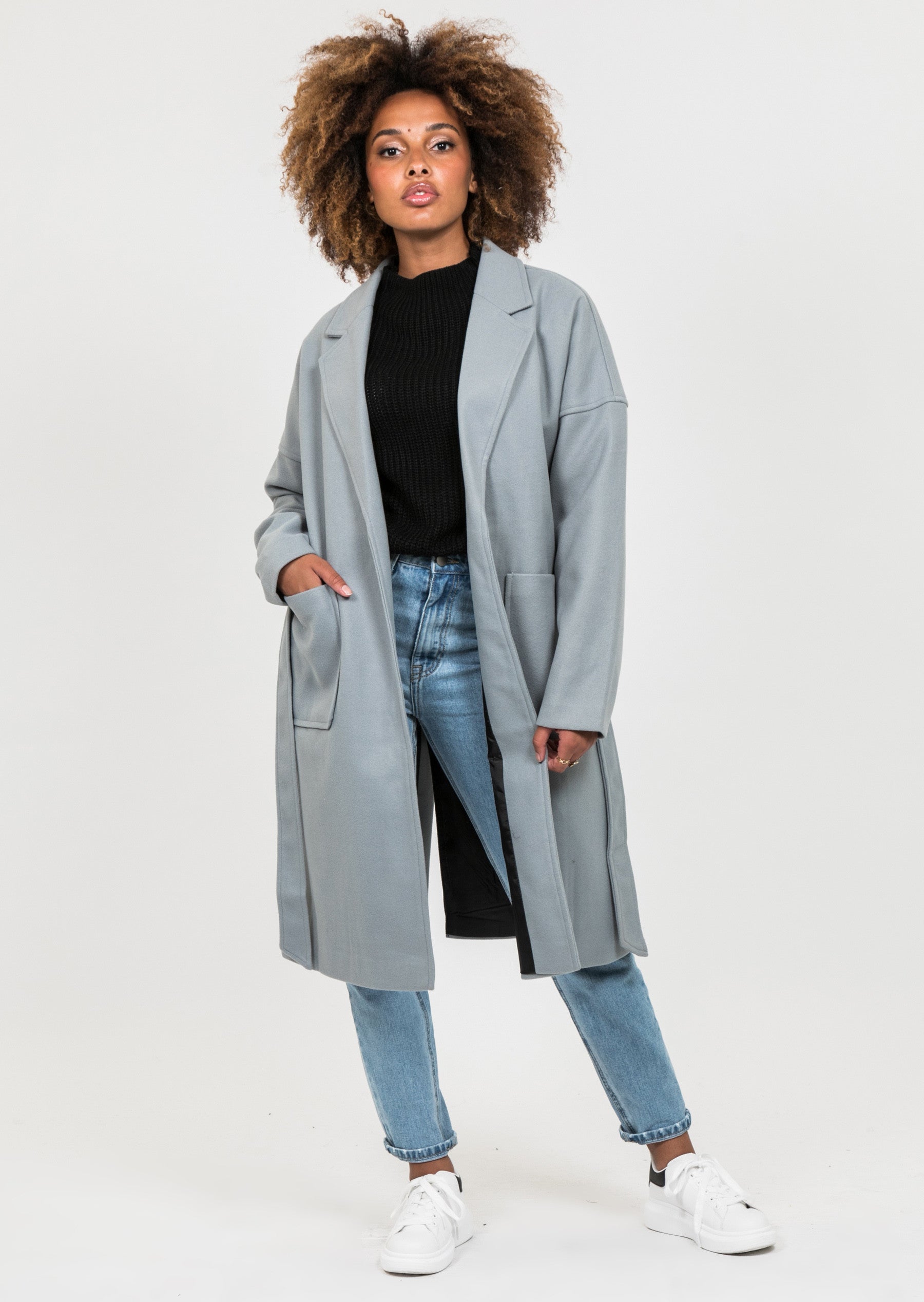 Manteau avec cheap ceinture à nouer