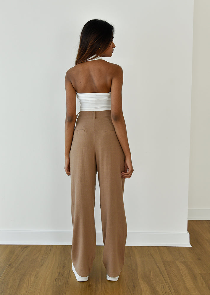 Wide Lin Pantalons wide leg – Outfitbook.fr
