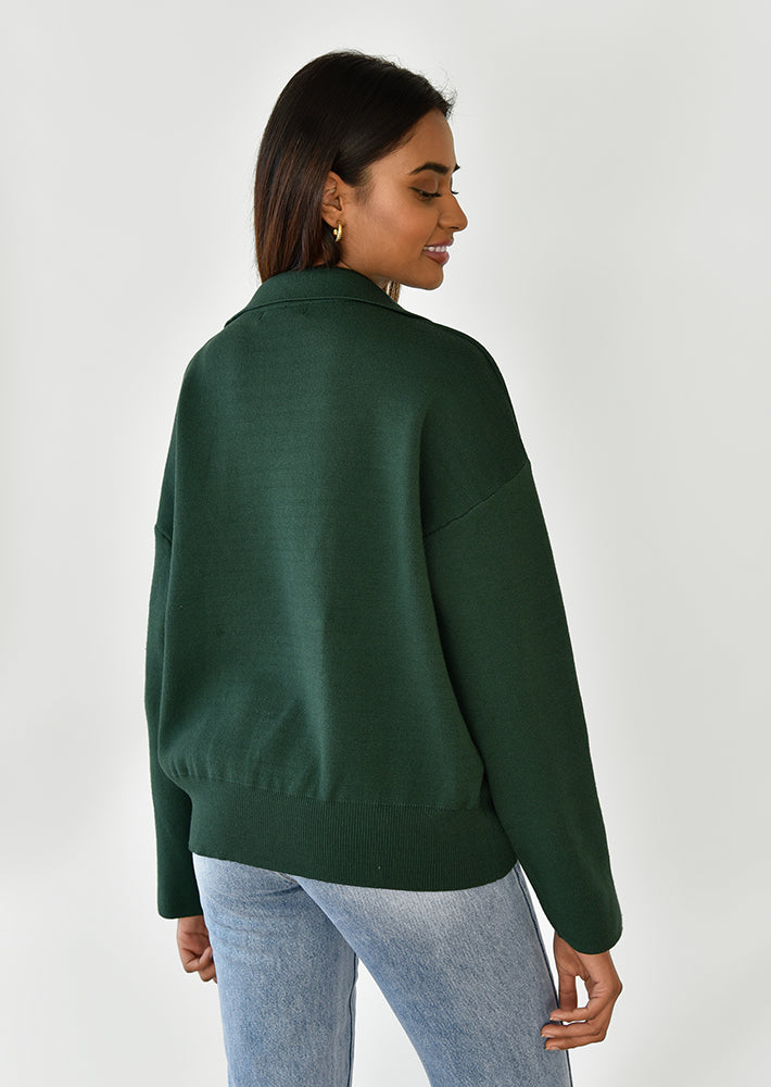 Pull avec col à revers